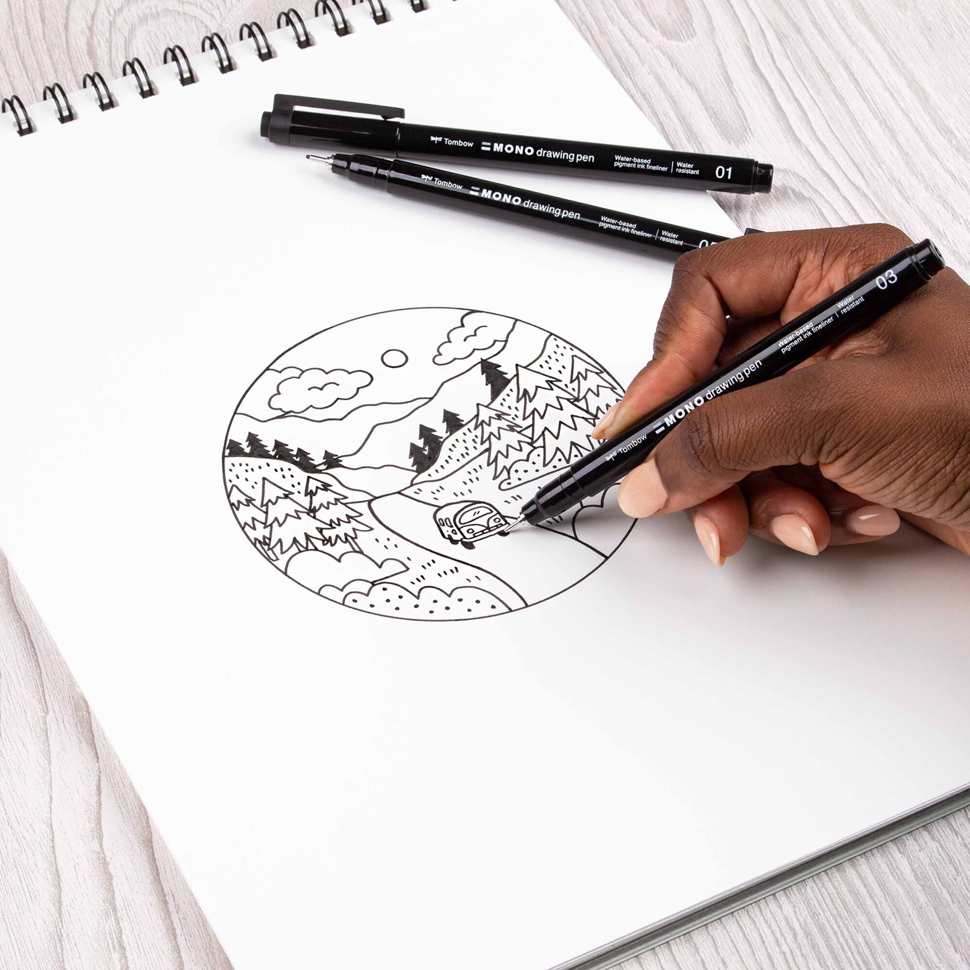 Tombow Mono Drawing Pen Set